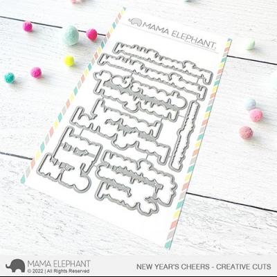 Mama Elephant Creative Cuts - New Year's Cheers